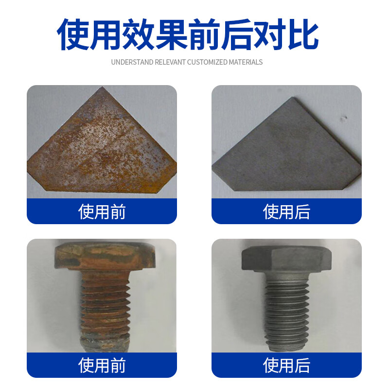 GJXBP water-based anti-rust powder water sandblasting metal industrial anti-rust agent highly concentrated corrosion-resistant passivation film anti-rust powder 10KG (white) / box