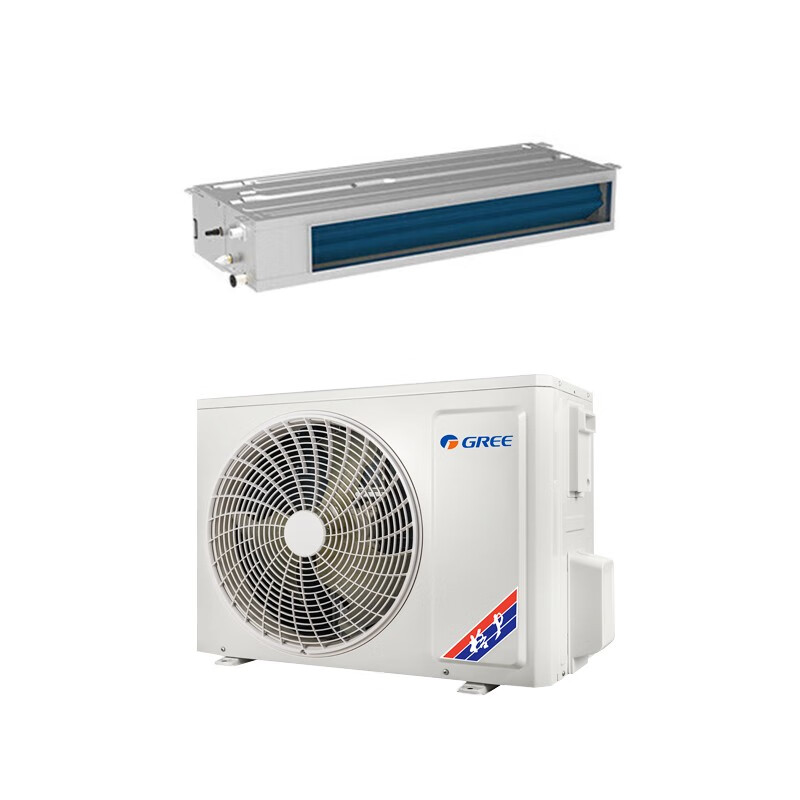 Gree central air conditioner 1.5 HP 2 HP 3 HP 3.5 HP K+ series duct machine full DC variable frequency cooling and heating new level energy efficiency home living room second-hand cargo machine upgraded WIFI intelligent control small 4 HP 35-55 without water pump