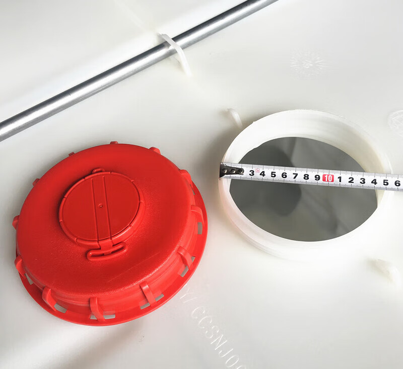 Customized new ton barrel cover 1000L breathing cover container barrel lid large plastic barrel lid accessories thickened IBC ton barrel DN150 yellow breathable cover