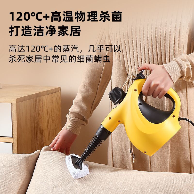 TLXT High Temperature and High Pressure Steam Cleaner Household Small Multi-Function Kitchen Degreasing Disinfection Range Hood Cleaning Machine Upgraded White (350ml)