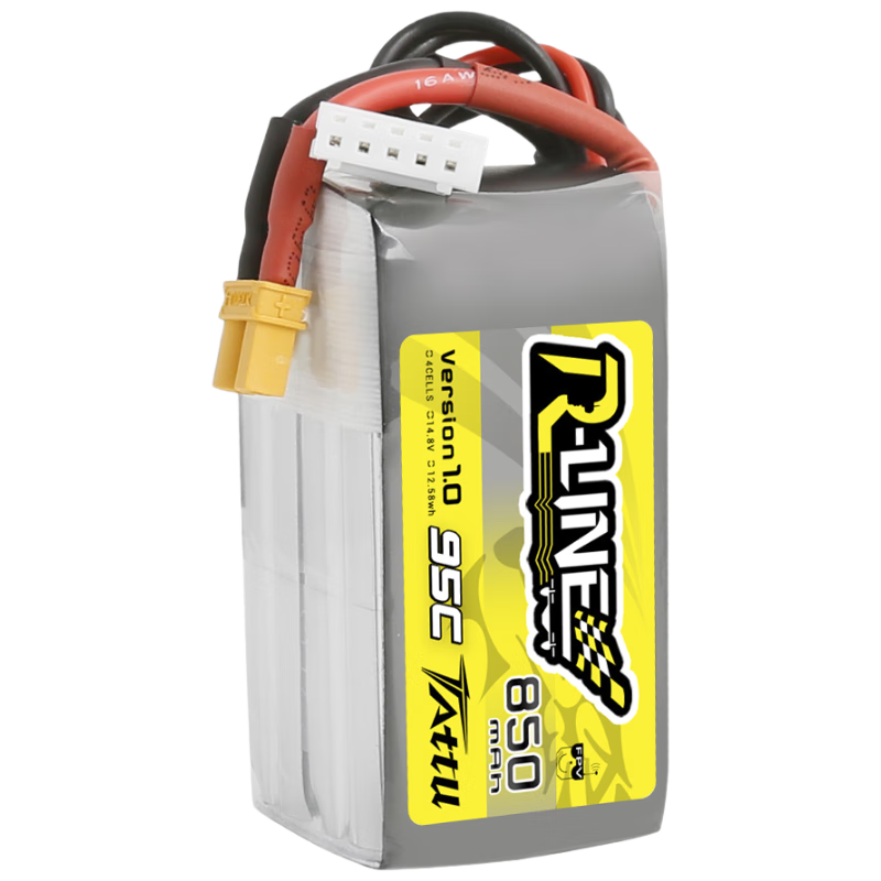 Grignard Brick R-LINE-850mAh-95C-14.8V-4S1P-XT30 FPV drone battery