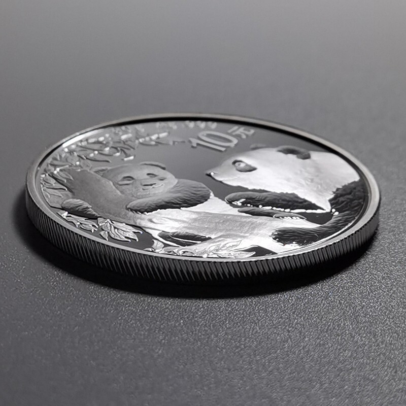 China Gold Coin 2021 Silver Panda Commemorative Coin 2021 Silver Panda Coin Brand New 30g Silver Coin Single with Red Box