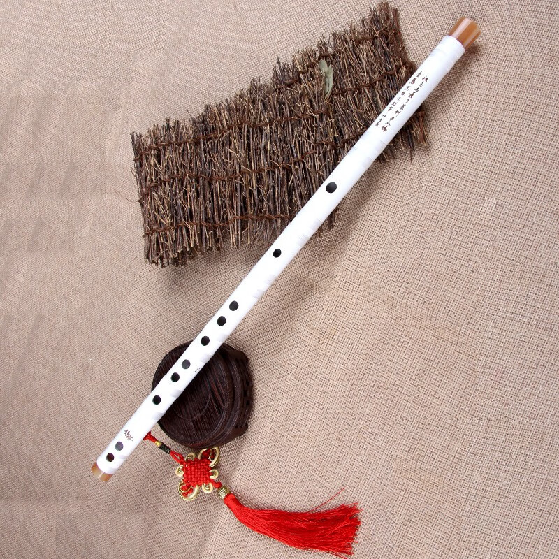 Shuhuai musical instrument (shuhuai) Shuhuai exquisite beginner's one-piece transverse flute, bitter bamboo flute with teaching, zero-based introduction to adult and children's musical instruments, one section in the key of F.
