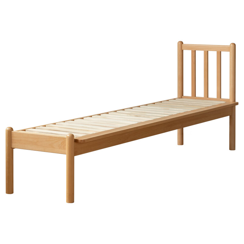 Genji Muyu Children's Furniture Children's Bed Solid Wood with Guardrails Home Simple Baby Spliced Large Bed Extra Wide Bedside Small Bed Expanded Bed Artifact Furniture 0.6 Meter Children's Spliced Bed (No Guardrails)
