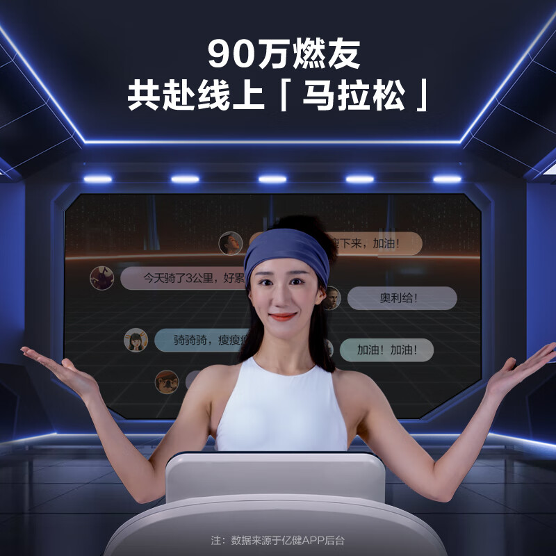 YIJIAN treadmill home model gym dedicated foldable silent A5S small indoor brand A5 blue screen multi-function AI flexible shock absorption/listening