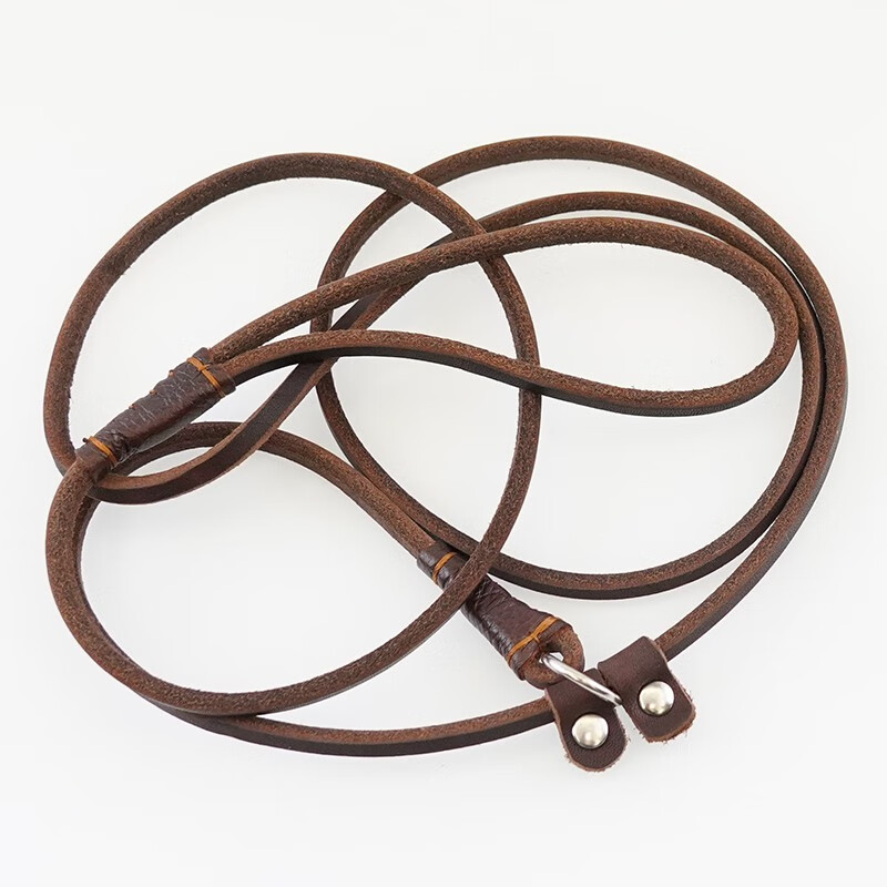 Juchuangqi dog leather P chain traction rope for puppies, small dog chain traction rope, P chain training rope, racing chain dog leash, suitable for small dogs under 20 pounds, about 1.5 meters long * about 0.5 cm thick