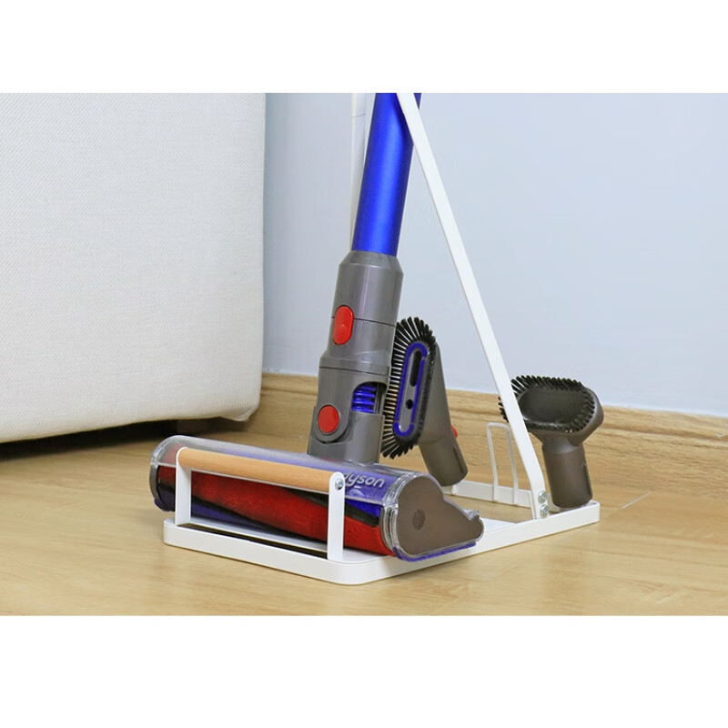 Vantablack Panasonic Vacuum Cleaner Storage Rack Dyson Midi Whirlpool Suitable Cordless Vacuum Cleaner Bracket No Punch White Medium Vacuum Cleaner Rack 1 Layer