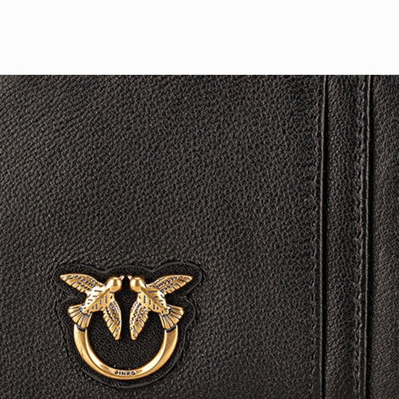 PINKO Women's Classic Card Holder Wallet 1PXRA03Z Z99Q U