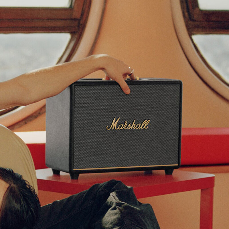 Marshall WOBURN III third generation home audio wireless Bluetooth 5.2 speaker high volume subwoofer audiophile grade TV audio black