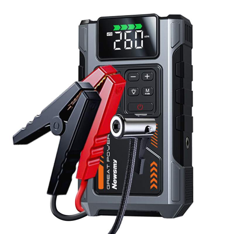 Newman (Newsmy) 3C certified M5 car emergency starting power supply with power bank air pump all-in-one outdoor power supply car battery power up portable power bank air pump 10000mAh
