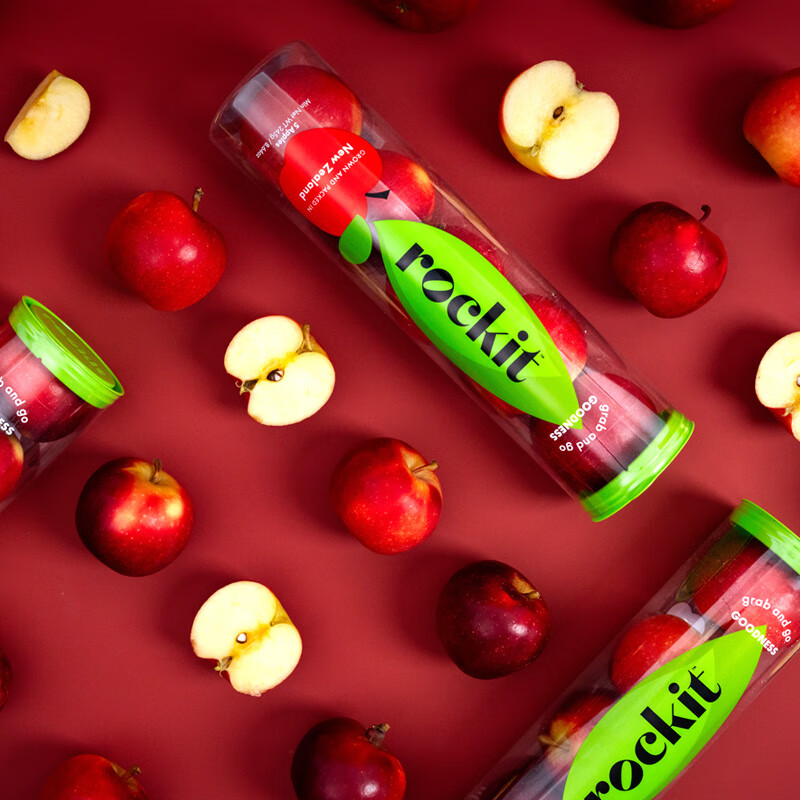 ROCKIT New Zealand Bazooka Apple 6-tube gift box, large tube starting from 350g, 5 pieces * 6 tubes, fruit gift box for gift giving