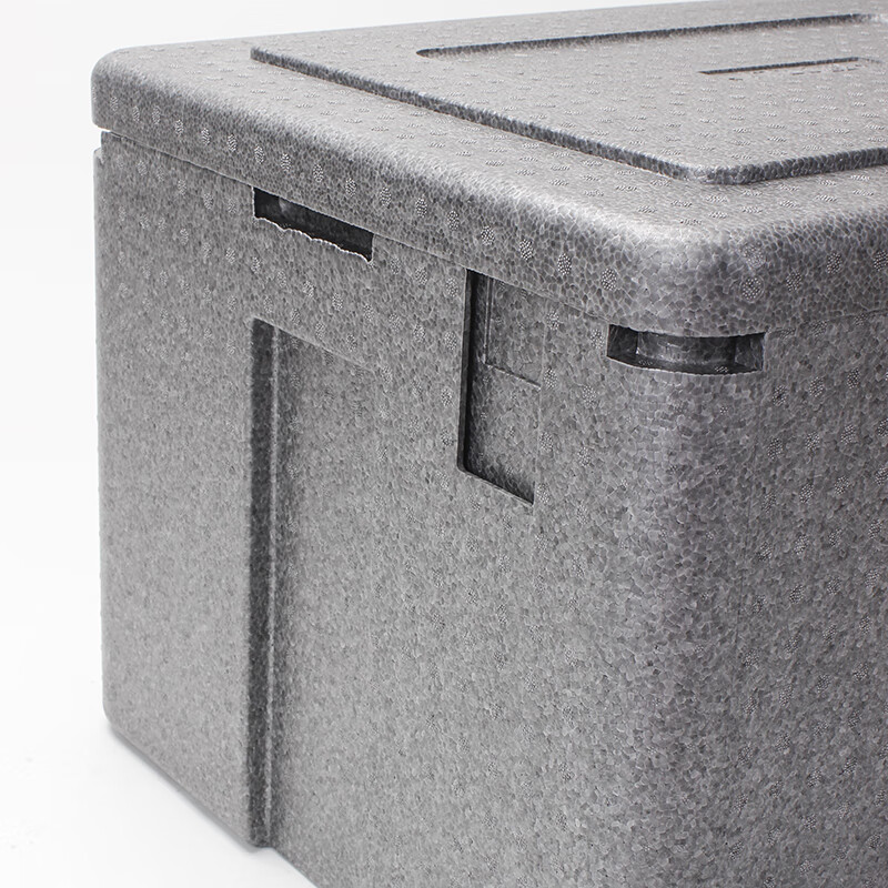 Warm Ice Bear Insulated Box Foam Box EPP Takeaway Box with Handle Food Grade Lunch Box Commercial Stall Insulated Refrigerated Fresh Box 65L New Handleless