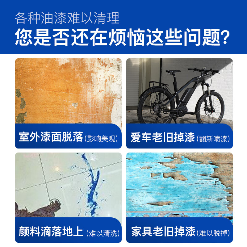 Sanhe Multi-effect Paint Remover Powerful Paint Remover Paint Remover Flying Paint Remover Paint Remover Metal Wood Thinner Paint Washing Water Model H120 400ml/bottle