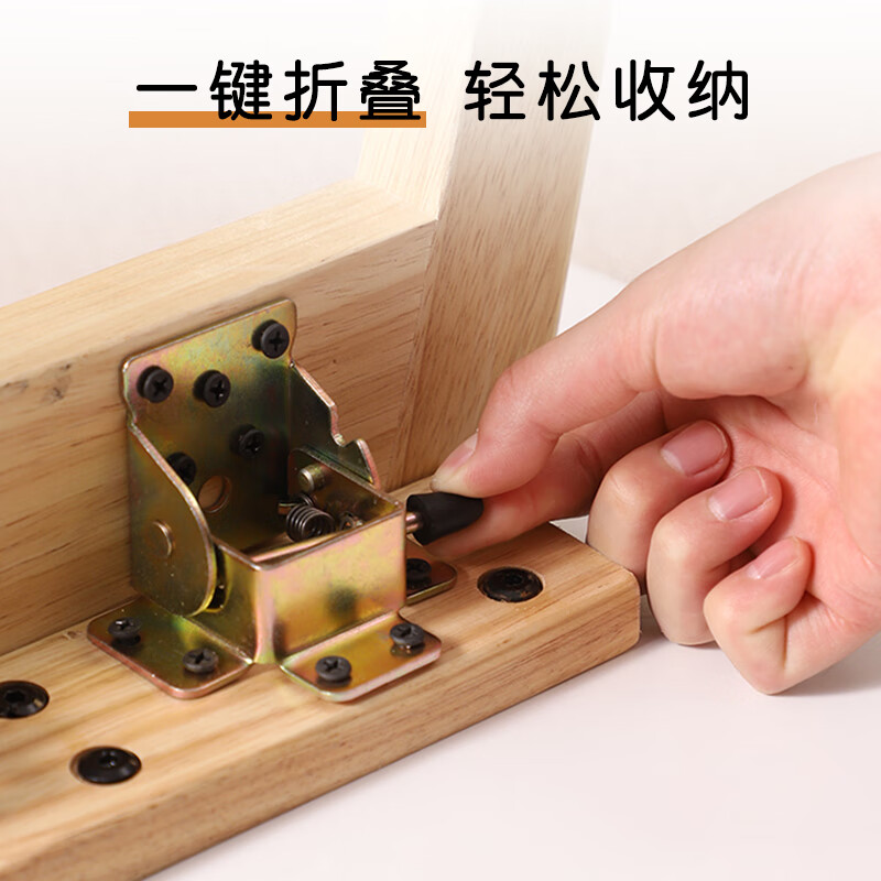 AEY folding coffee table living room home simple small apartment solid wood side table free installation easy storage small table 80*50cm