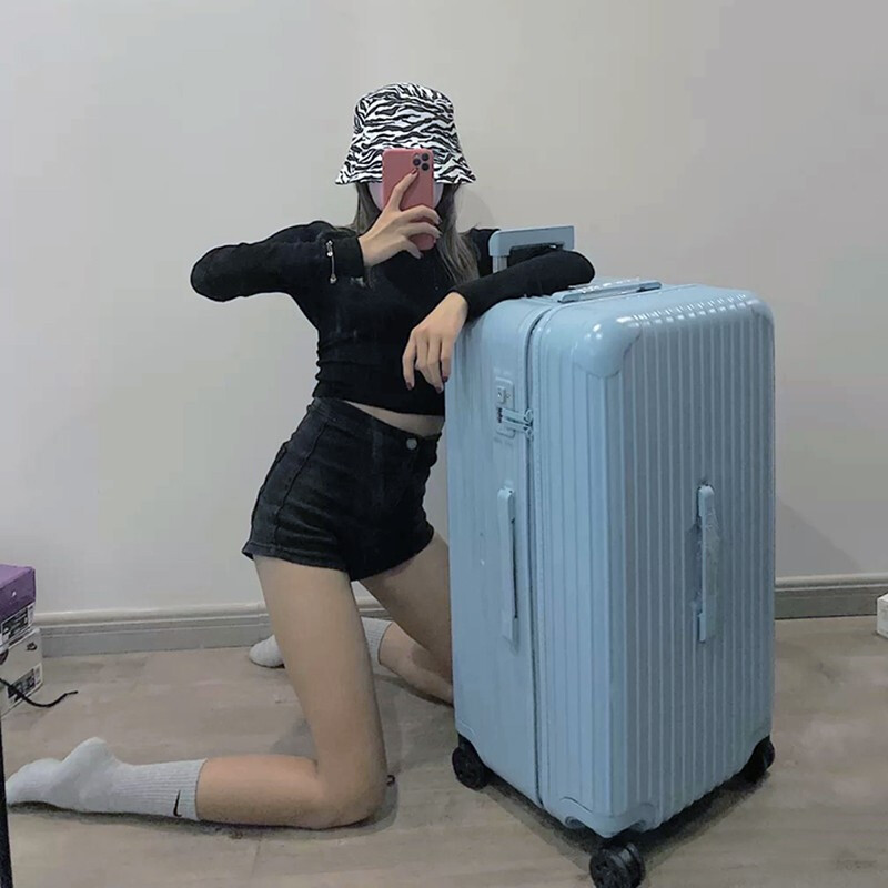 DCLOUD suitcase 40-inch men's large-size suitcase large-capacity trolley case 36-inch large password box extra-large model 34-inch thickened suitcase women's overseas leather suitcase matte black (anti-scratch) 40 inches height 78*width 41*thickness 38