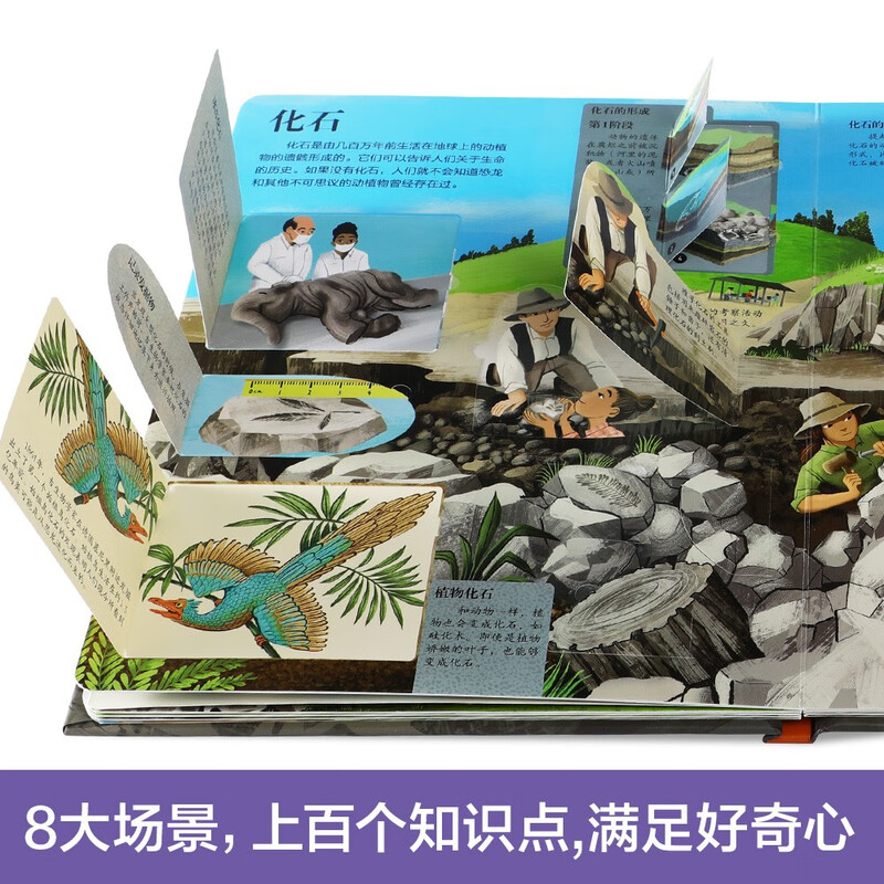 18 yuan off for purchases over 87. Revealing the Underground (popular science flipping book for children aged 3-6) Le Fun Children’s Book Revealing Series Children’s Enlightenment Popular Science Pop-up Books Children’s Book Festival Children’s Day