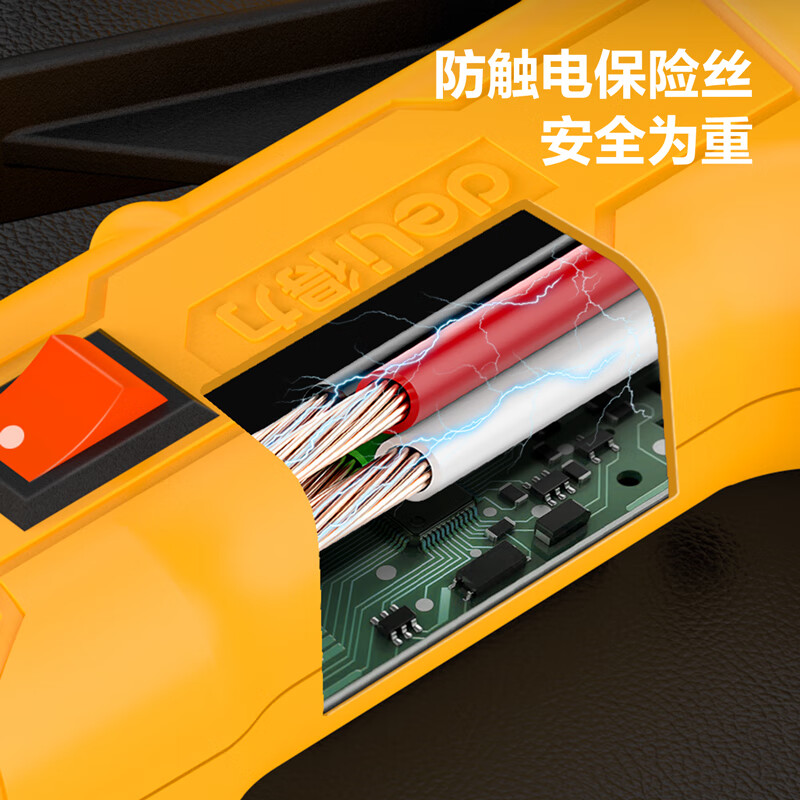 Deli hot melt glue gun household handmade DIY hot melt gun constant temperature glue gun with 10 hot melt glue sticks