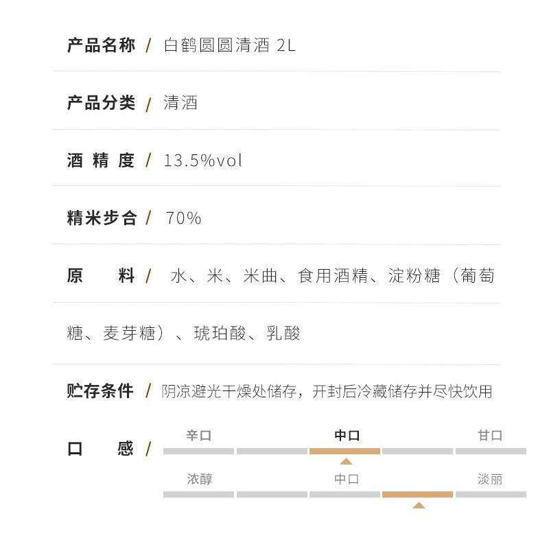 Hakutsuru Yuanyuan Sake 2L 13.5% Japanese Sake Paper Box New Year Gift