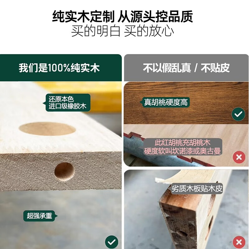 Bamboo Sile solid wood bed without bedside bed, customized bed frame, any size bed frame without backrest, single couch/tamat bed without bedside bed (default high-leg white) 1500*2000mm