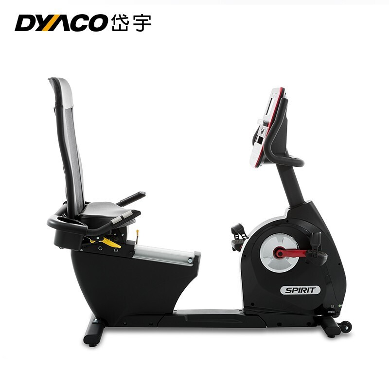 DYACO original imported magnetic exercise bike XBR55/XBR55ENT color screen horizontal exercise bike aerobic training XBR55 LCD screen delivered to your home