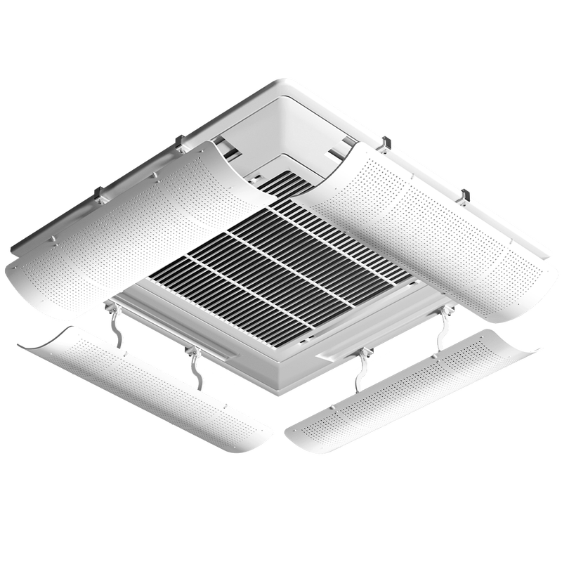Little Queen central air conditioner windshield ceiling machine anti-direct blow air conditioner block cold wind shield ceiling flower machine office general ceiling ceiling machine baffle 55cm *1 pack