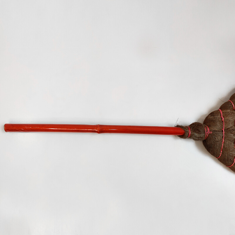 Kelibang Brown Broom Wooden Handle Brown Bark Broom Brown Hair Broom KB1131 Wooden Handle