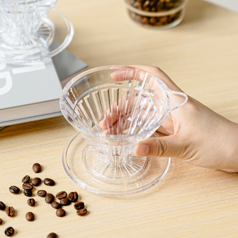 Taimo Home Furnishing Store Express Edition Ice Pupil Coffee Filter Cup Sharing Pot Hand-brewed Coffee Pot Set V60 Coffee Filter