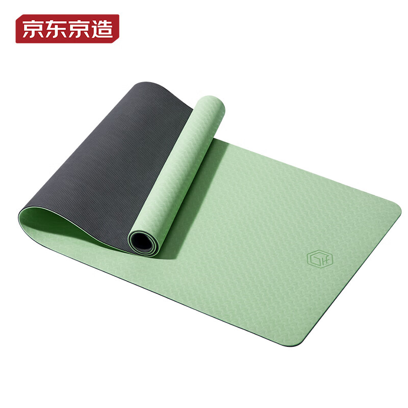Made in Tokyo, TPE thickened and widened yoga mat, sports fitness aerobics non-slip floor mat 183*66cm matcha green
