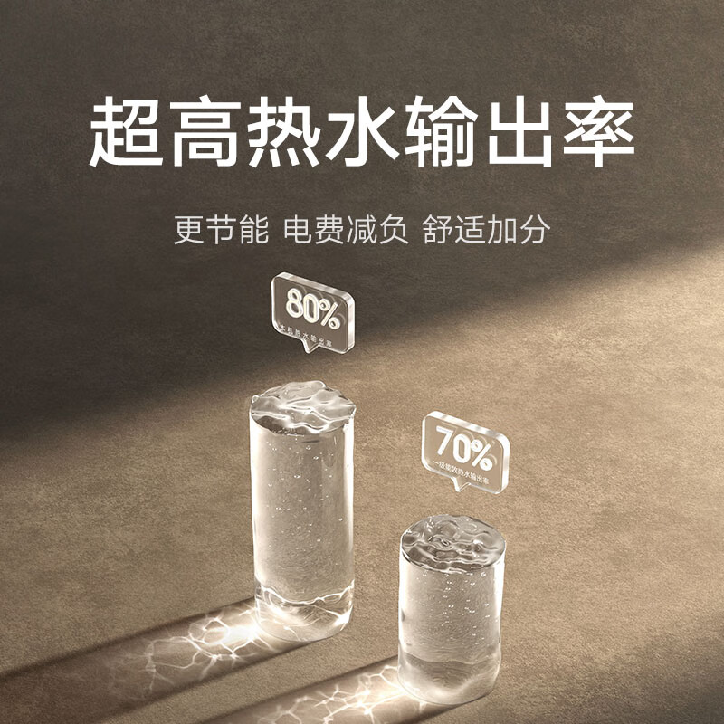 Mijia Xiaomi smart large-capacity electric water heater 60 liters N1 3300W variable frequency speed thermal capacity increase home replacement-free magnesium rod water storage type first-level energy efficiency trade-in MJ03