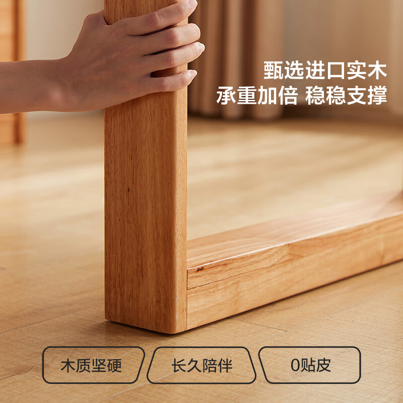 Lin's home sideboard dining table integrated solid wood cabinet storage cabinet against the wall small apartment Nordic style 2025 new PK4T-A