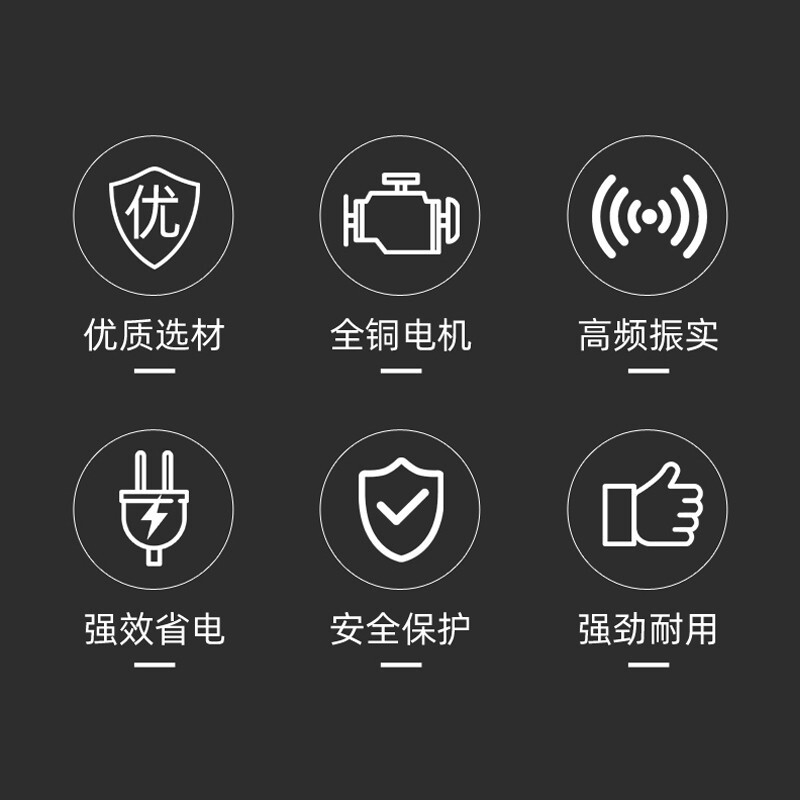 HOYUNSTORM screen feeder vibrator industrial vibration motor motor single three-phase all-copper high-frequency cement concrete flat plate 1100w 380V all-copper motor