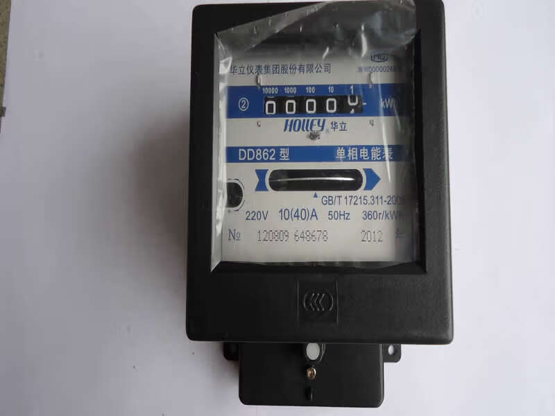 Hangzhou HOLLEY single-phase electric energy meter mechanical electric meter DD862 220V 1040A 15-60A