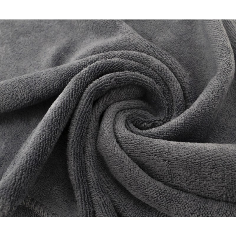 Hasidick HKY-71 multi-purpose cleaning rag, glass cleaning, kitchen floor, car wash towel, hotel property cleaning rag 30 60cm gray (10 pieces)