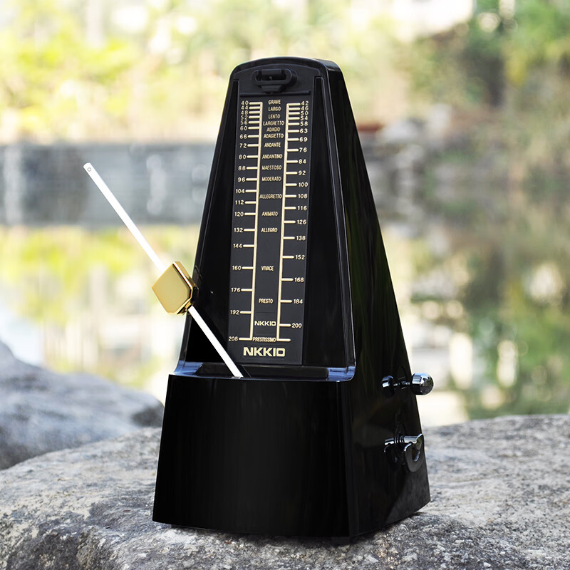 NKKIO Nikon Metronome Japan Imported Movement Piano Grading Special Instrument Universal Classic Model-Black