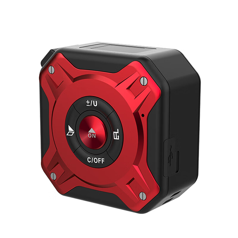 Budi Intelligent Laser Tape Distance Meter High-Precision Electronic Dimensional Measurement Tool Engineering Measurement Room 20 Meters Black and Red