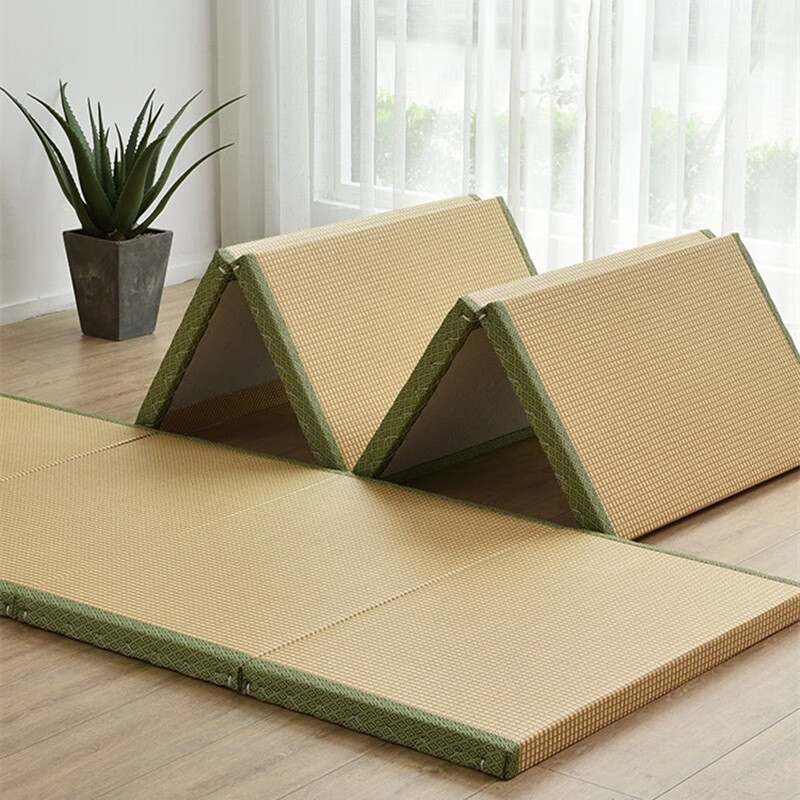 Zhongcang Hongdao Foldable Tatami Mat School Primary and Secondary School Mattress Customized Coconut Brown Moisture-Proof Floor Mat Sleeping Mat Floor Jute Brown Student Size 50*150 Thick 3cm 30% Off