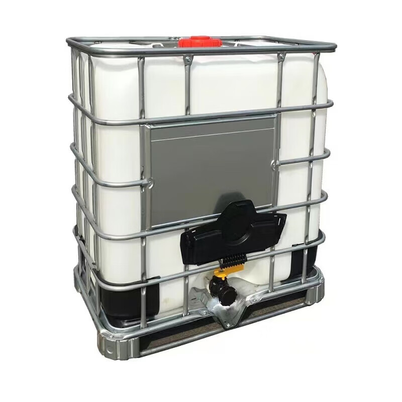 Ton barrel 1 ton container square vehicle-mounted chemical plastic barrel square water barrel oil barrel diesel barrel 500L 1000 liter new 1000 liter white (conventional) weight 57KG