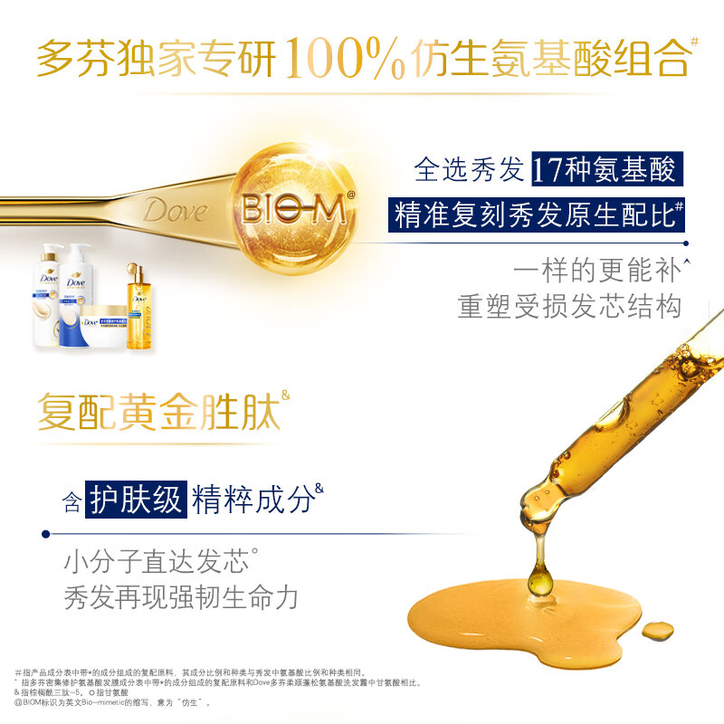 Dove Intensive Repair Conditioner 200g Hair Mask Amino Acid Conditioner Women's Dyed and Permed Damaged Hair Conditioner Essence