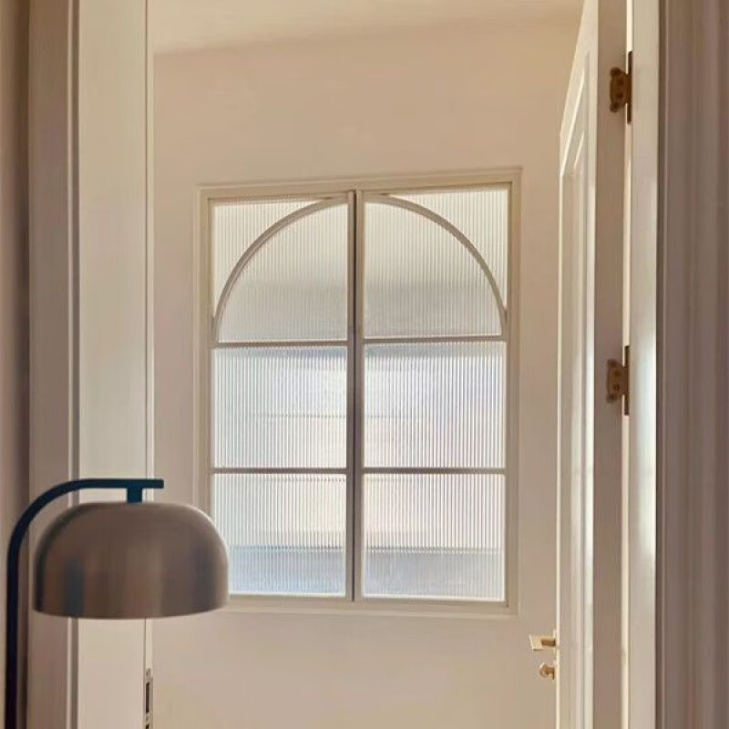 Vinoa French iron retro casement window restaurant cafe arched floor-to-ceiling window indoor study attic window customization width 100 height 170 with glass