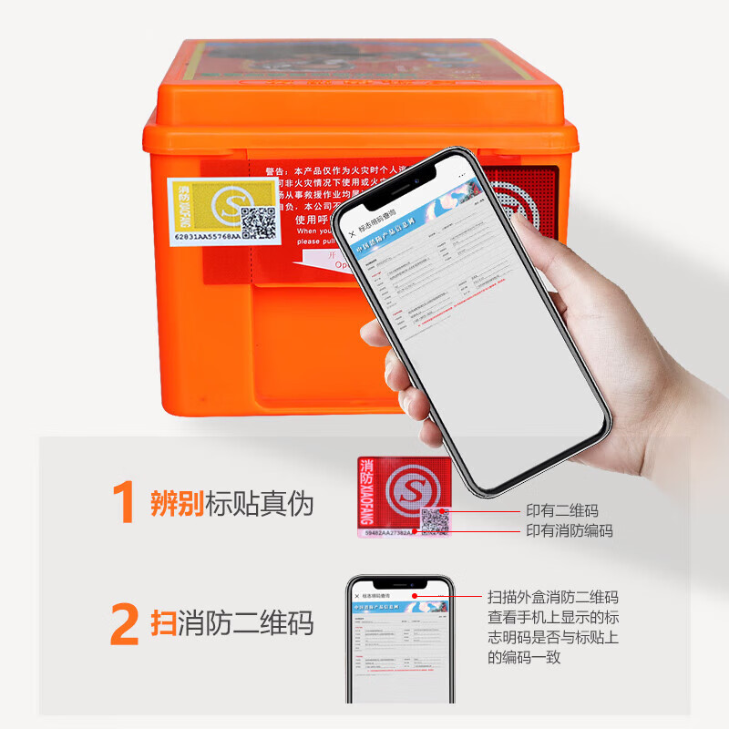 Fire mask, anti-smoke and anti-gas mask, hotel national standard 3C certified household fire escape fire-proof TZL30 filtered self-rescue respirator, B&B hotel set丨anti-smoke mask*2+flashlight