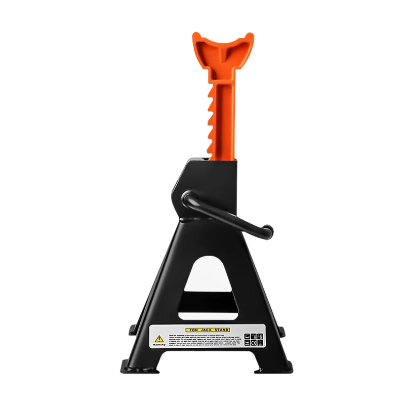 HUGO security car repair safety bracket jack safety support car 3 tons 6 tons bracket auto repair tool 3T thickened with foot pad + latch (two pack) red