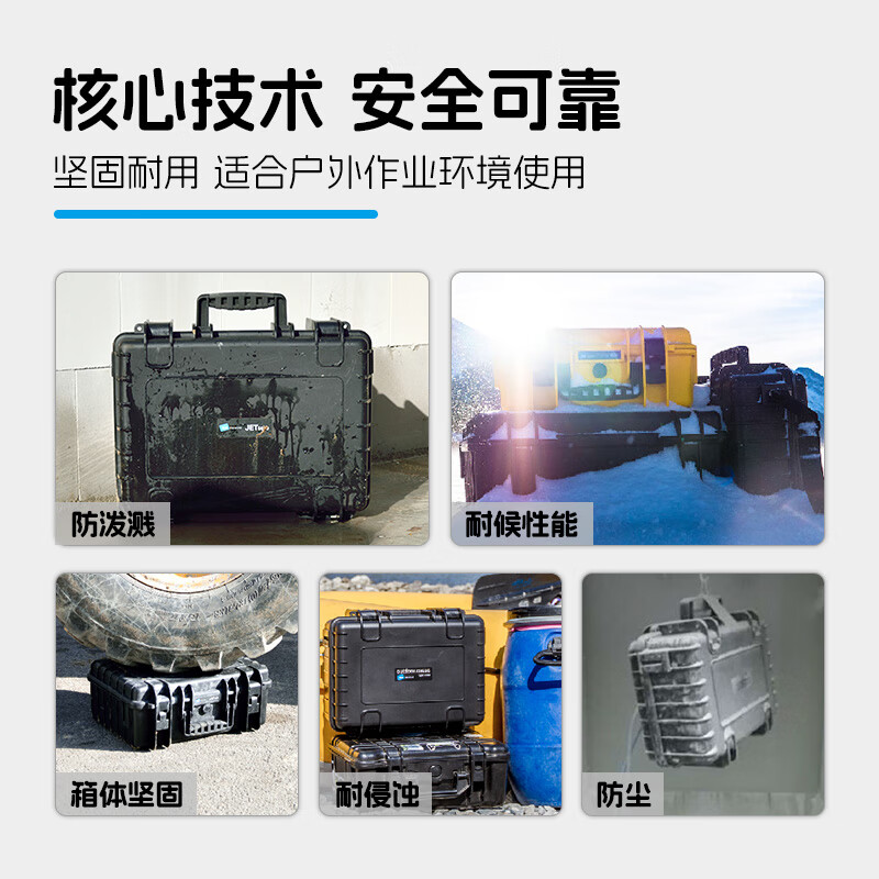 Beiwei portable tool box empty box small tool storage box multi-functional tool box can be shouldered JET3000 117.16/L
