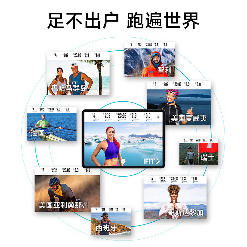 Aiko Nordic's new spinning bike 03122/S10i home silent touch color screen light commercial exercise bike magnetically controlled resistance/10-inch color screen-s10i