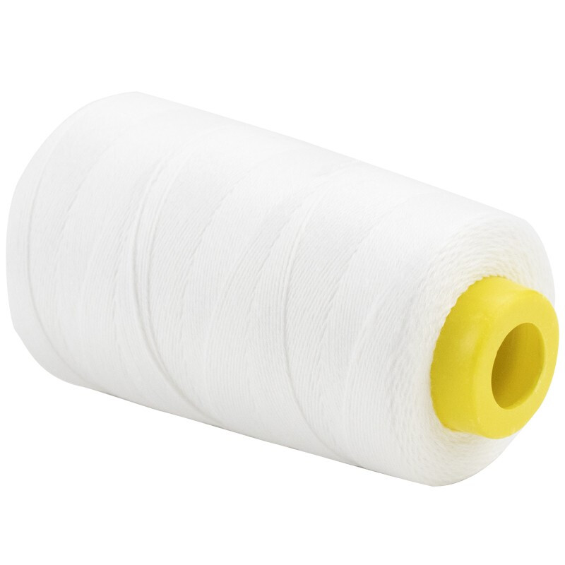 Hasdick HKW-202 portable packing thread, sewing thread, sealing machine thread, white 6 strands, net weight 125g (5 rolls)