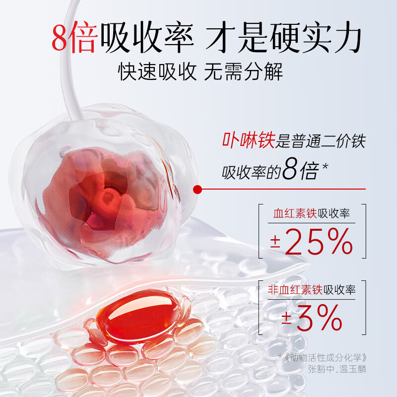 Heart K blood supplement oral liquid 8 boxes pregnant women and adults iron supplement to replenish qi and blood to improve anemia iron supplement immune regulation