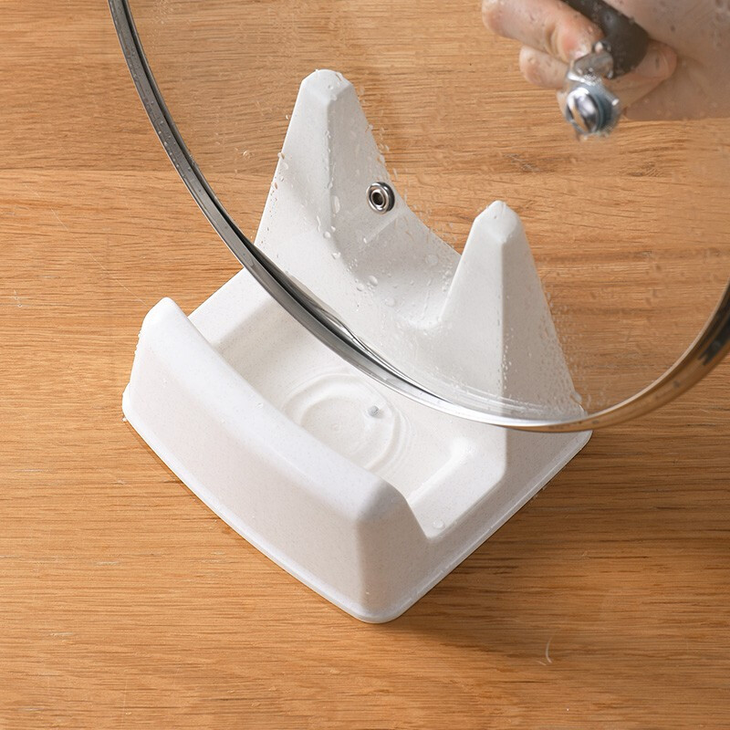 Home Story (KATEI STORY) Japanese imported kitchen pot lid rack spatula holder household multi-functional storage rack sitting type with water connection