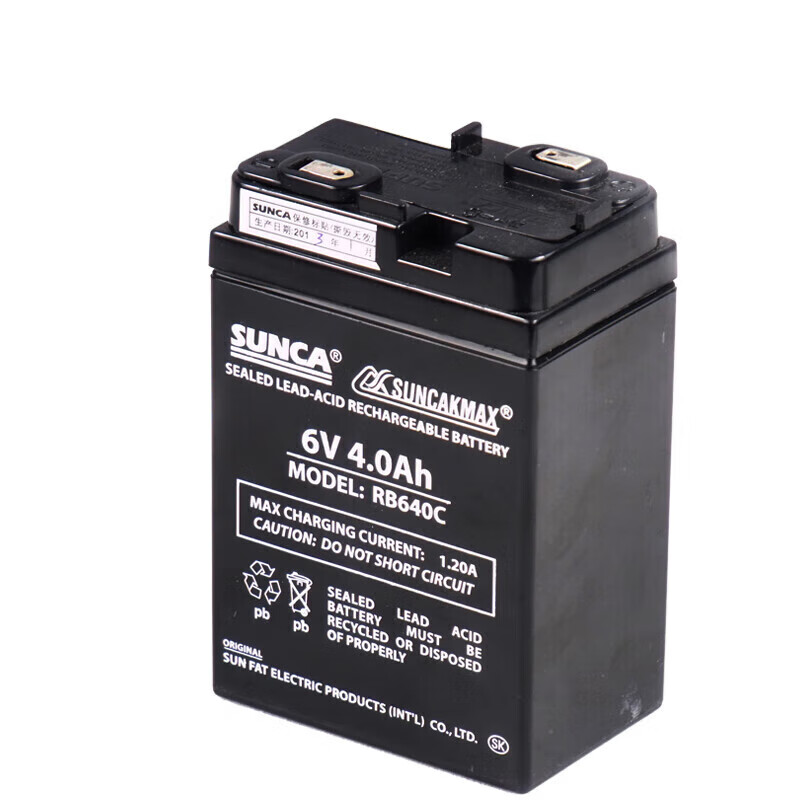 SUNCA Xinjia 645C replaces RB640C emergency light rechargeable battery 6V4AH battery 6V battery 645 replaces 640 replaces 640