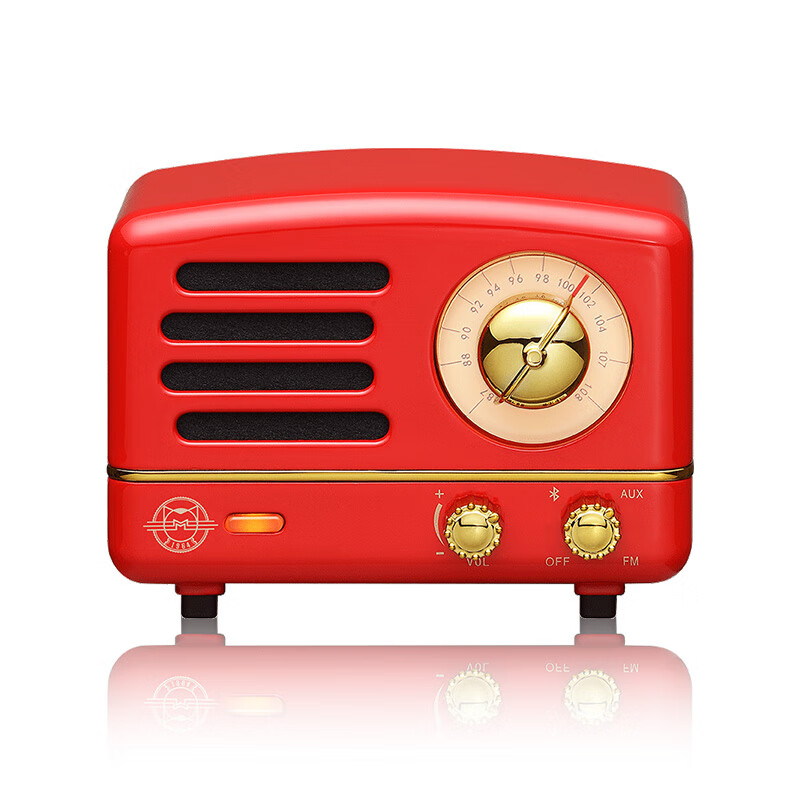 Elvis Radio Elvis Audio Little Prince OTR Wireless Portable Bluetooth Speaker Cute Retro Little Audio Hippie Red Christmas Gift New Year Gift