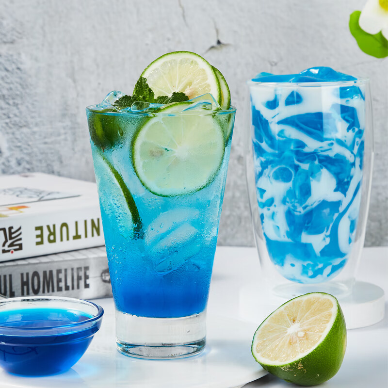 Guangxi Premium Blue Mandarin Flavored Syrup 1kg Honey Fruit Syrup for Coffee Cocktail Sparkling Water Milk Tea Baking Special