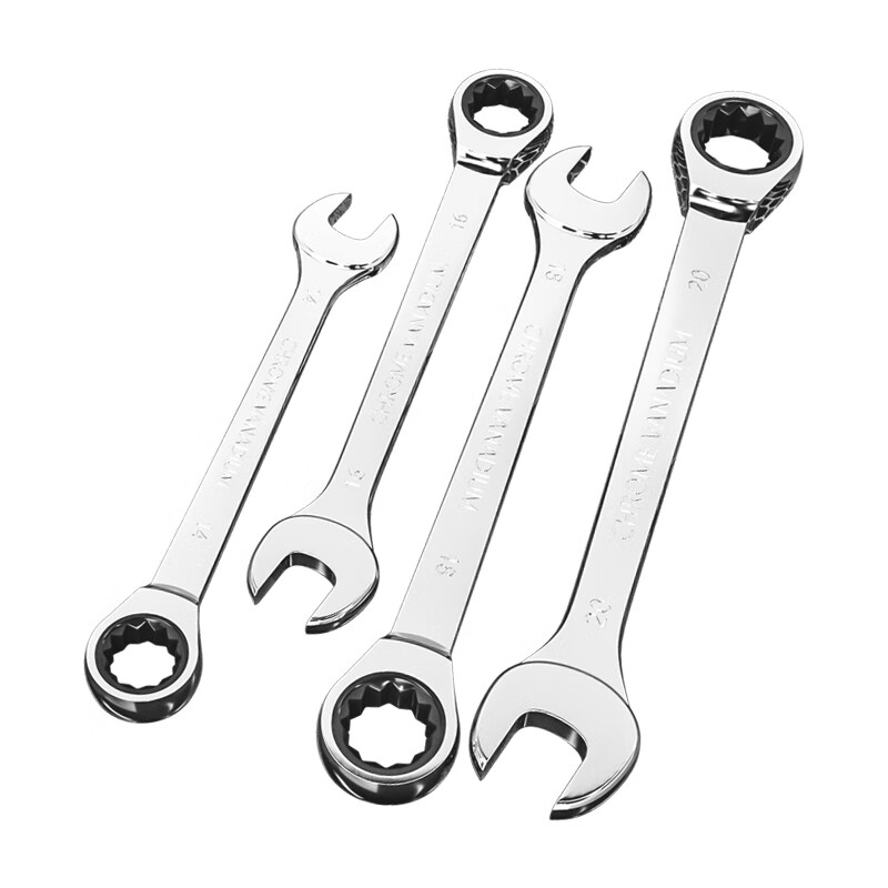 Tianzhuo Hardware Quick Plum Blossom Ratchet Wrench Automatic Two-way Opening Fast Wheel Small Ratchet Labor-Saving Industrial Grade Allegro Set 12mm